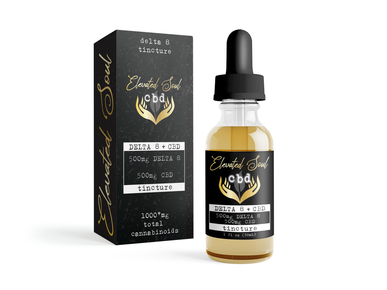 Elevated Soul Delta 8 + CBD Tincture Elevated Soul Delta 8 + CBD Tincture