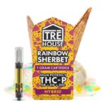 Tre House THC-P Cartridge + D8 + D9 + D10 – Rainbow Sherbet