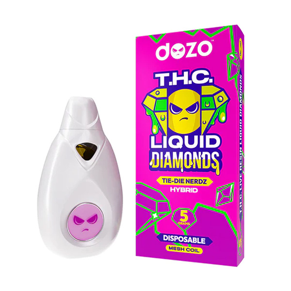 dozo-liquid-diamonds-5g-disposable-tie-die-nerdz Dozo Liquid Diamonds THC Disposable 5g